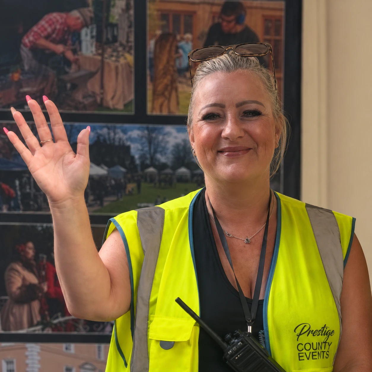 Zoe, Prestige County Events team member